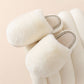 Warm plush slippers