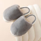 Warm plush slippers