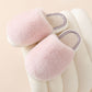 Warm plush slippers