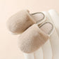 Warm plush slippers